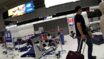 - 17 Bin Kişi Havaalanında Mahsur Kaldı- Japonya’da Ulaşıma Tayfun Engeli