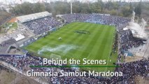 Behind the Scenes - Gimnasia Sambut Maradona