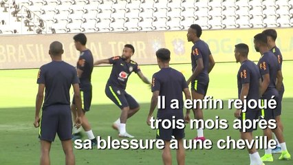 Retour réussi pour Neymar avec le Brésil