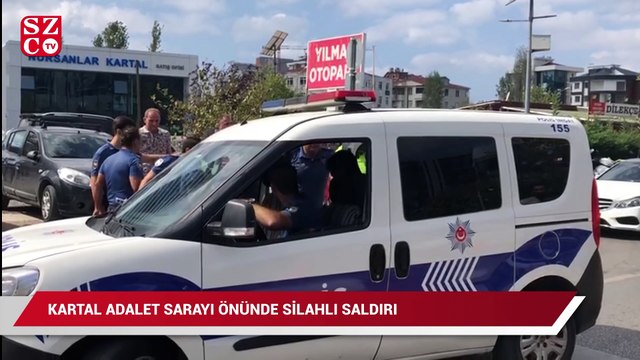 Kartal Adliyesi önünde silahlı saldırı