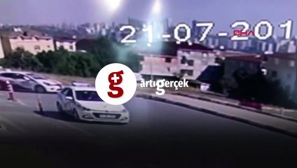 Avcılar'da sürücü adayı eğitim aracıyla kaza yaptı