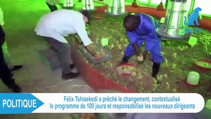 Félix Tshisekedi prêche le changement "Je veux un Congo débarrassé de la haine et du tribalisme"