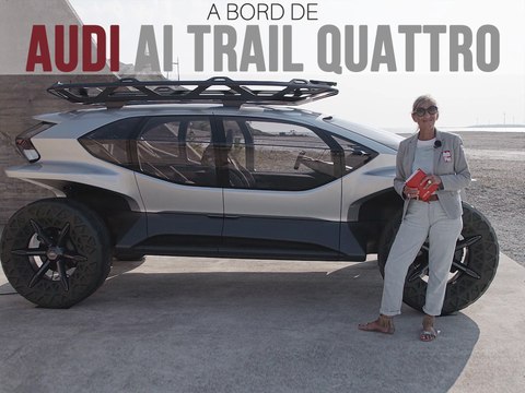 A bord de l'Audi AI: Trail Quattro (2019)