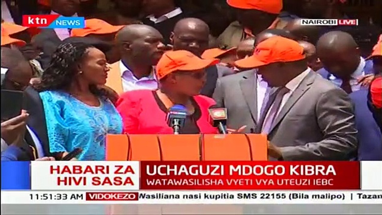 Bernard Okoth, brother to Ken Okoth receives nomination papers to run ...