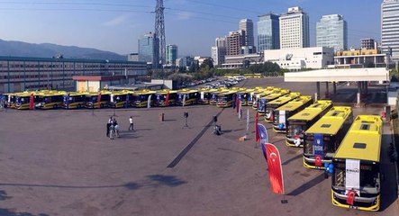Bursa'da 1440 otobüse güvenlik kamerası ve online takip geliyor