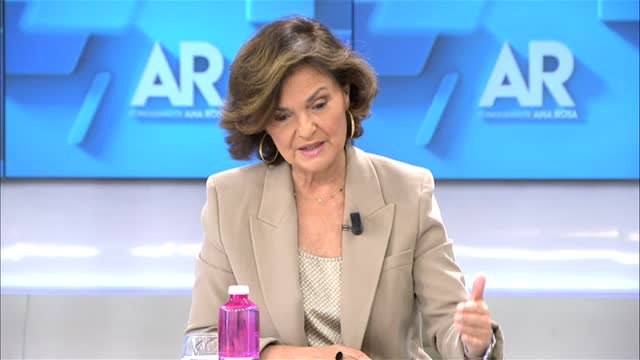 Carmen Calvo asegura que Pedro Sánchez y Pablo Iglesias se han reunido a solas muchas horas