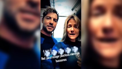 David Bisbal, activo en el ecologismo mientras sale a bucear