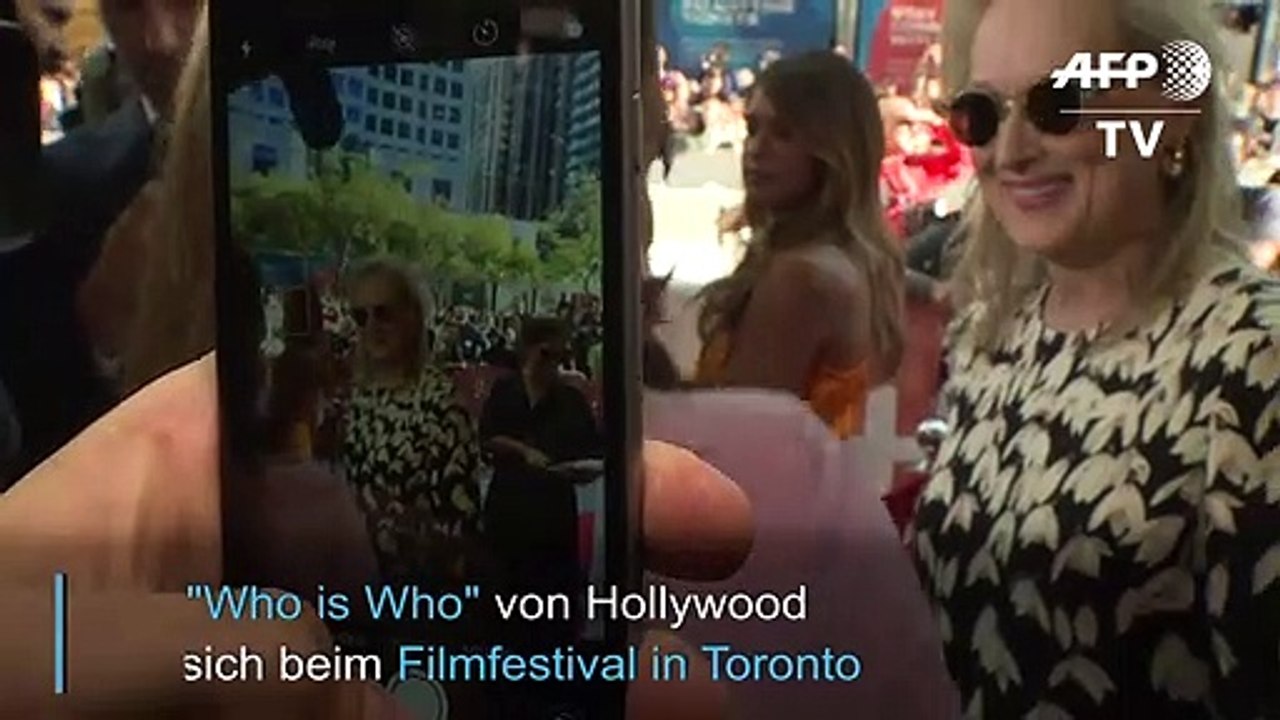 Schaulaufen der Stars beim Filmfestival in Toronto
