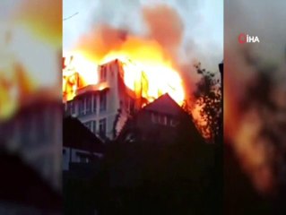 Rusya'daki otel yangınında 1 kişi öldü, 20 kişi tahliye edildi