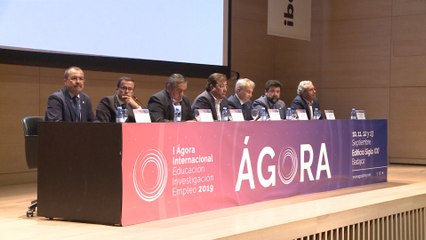 Vara participa en el I Ágora sobre Educación, Investigación y Empleo
