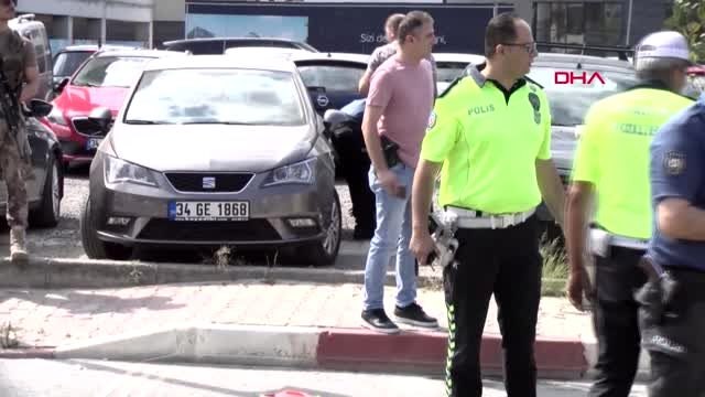 Kartal'daki anadolu adalet sarayı önünde silahlı saldırı