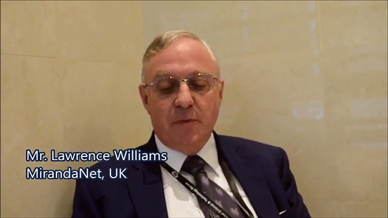 Mr. Lawrence Williams at EeL Conference by Global Science & Technology Forum