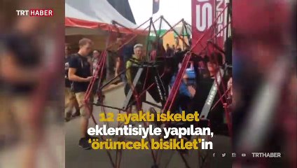 Eurobike fuarındaki "örümcek bisiklet" büyük ilgi gördü