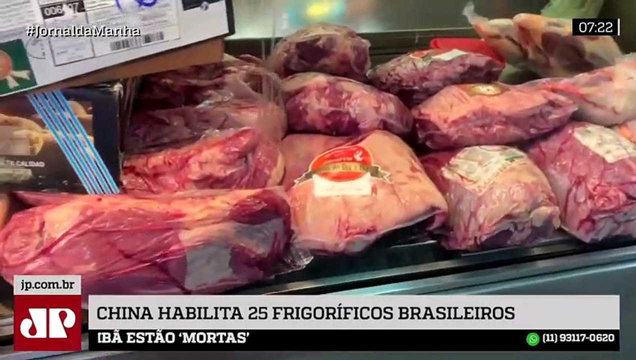 China amplia mercado para carne brasileira, mas Mourão teme efeitos de guerra comercial