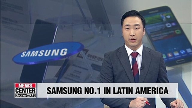 Samsung's smartphone has number one market share in Latin America during Q2 this year