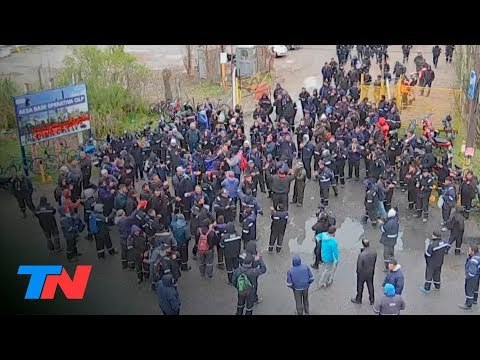 Tensión en una planta de YPF en Ensenada por una protesta de la UOCRA