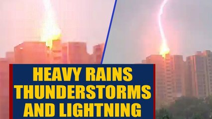 HEAVY RAINS LASH AHMEDABAD, BRING TRAFFIC TO STANDSTILL