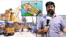 ఖైరతాబాద్ గణేషుడి నిమజ్జనానికి ఏర్పాట్లు || Khairtabad Ganesh Will Be Fully Immersed This Time