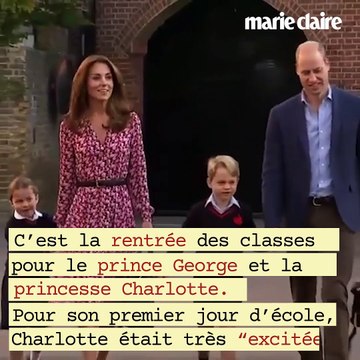 La princesse Charlotte et le prince George font leur rentrée