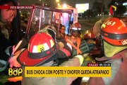 Callao: accidente que dejó 20 heridos se produjo por competencia entre cústers