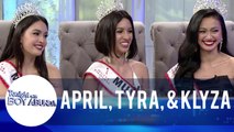 Fast Talk with Mutya Pilipinas Beauty Queens Tyra Goldman, April Short and Klyza Castro | TWBA