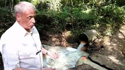Yves Muller, maire de Marange-Sylvange  se plaint du rejet des eaux thermales d'Amnéville non traitées sur sa commune