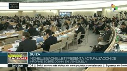 ONU: Bachelet presenta informe actualizado sobre DDHH en Venezuela
