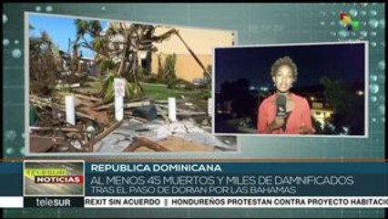Aumenta a 45 la cifra de fallecidos tras paso de Dorian en Bahamas