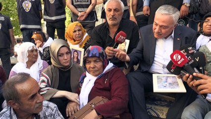 Diyarbakır annelerinin oturma eylemine destek ziyaretleri