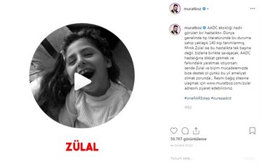 Minik Zülal için ünlü sanatçıdan yardım çağrısı