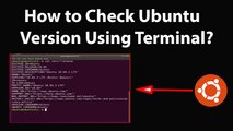 How to Check Ubuntu Version Using Terminal?