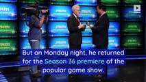 Alex Trebek Returns to 'Jeopardy!'
