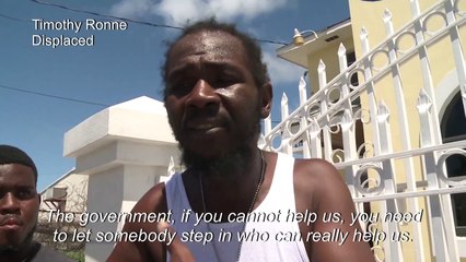 Bahamas: Hurricane survivors frustrated with government response