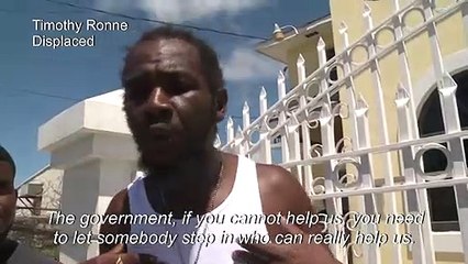 Bahamas: Hurricane survivors frustrated with government response