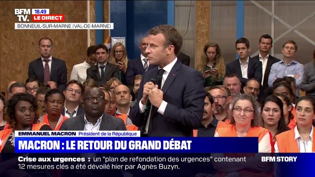 Emmanuel Macron: la pauvreté, ce n'est pas un statut, et l'entreprenariat n'est pas réservé aux start-up