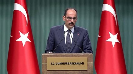 Kalın: "Münbiç'tekine benzer bir oyalama, bir hedef saptırma türü yola başvurulmasına müsaade...