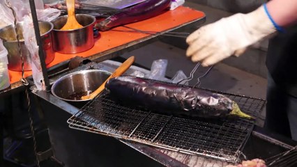 Amazing cooking tips! The world of the most delicious street food! Roadside snacks - kebabs and grilled eggplant Street food - I am so hungry!