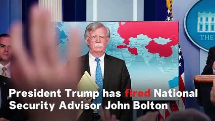 Trump Fires National Security Advisor Bolton, Informs Him Through Twitter