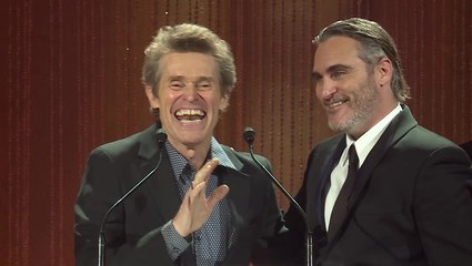 Willem Dafoe Introduces Joaquin Phoenix at the TIFF Tribute Gala
