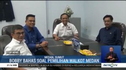 Bobby Nasution Berkunjung ke Sekretariat NasDem Sumut