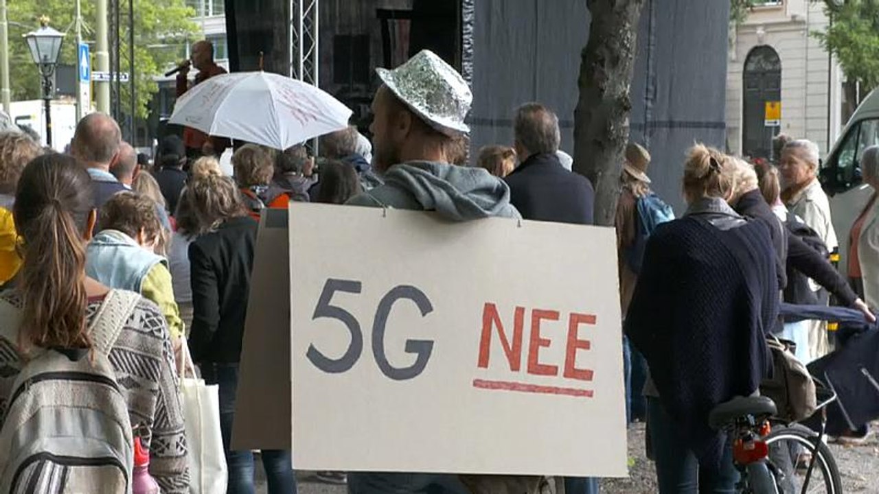 'Gefährliche Strahlung': Protest gegen 5G