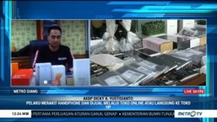 Polisi Ungkap Pabrik Ponsel Rekondisi di Tangerang