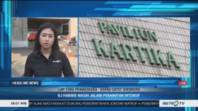 Kondisi Terkini, BJ Habibie Masih Jalani Perawatan Intensif di RSPAD