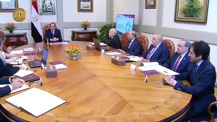 السيسي يطلع على منظومة إدارة المخلفات الصلبة