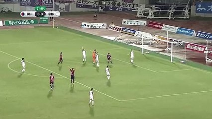 【公式】ゴール動画：仲間 隼斗（岡山）23分 ファジアーノ岡山vs京都サンガＦ.Ｃ. 明治安田生命Ｊ２リーグ 第31節 2019⁄9⁄8