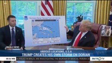 Trump Creates His Own Storm on Dorian