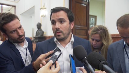 Garzón advierte al PSOE: "No van a encontrar fisuras en Podemos"