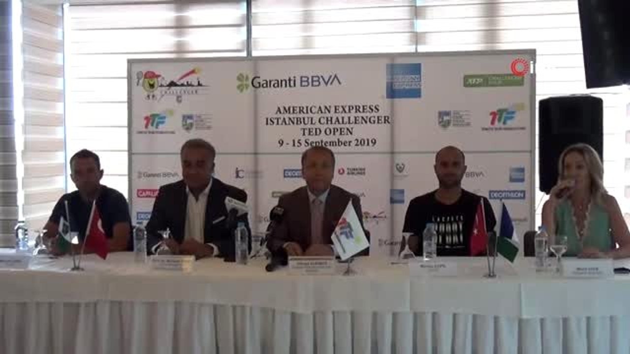 American Express İstanbul Challenger TED Open'ın basın toplantısı yapıldı