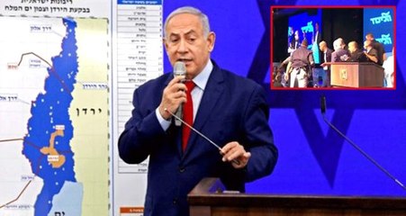 "Batı Şeria'yı ilhak edeceğim" diyen İsrail Başbakanı Gazze'den atılan roketler sonrası sığınağa kaçtı
