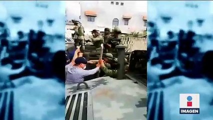 Pobladores se enfrentan a militares por bodega decomisada